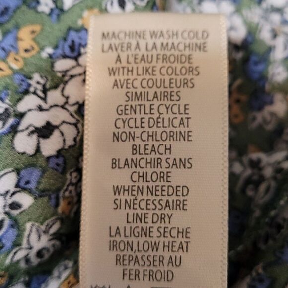 Max studio green floral design top - Picture 10 of 10